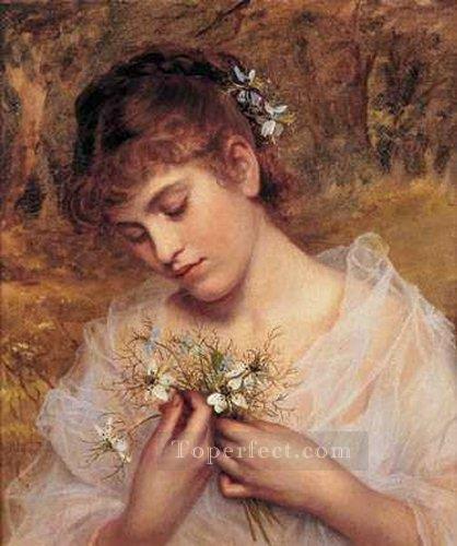 Love In a Mist genre Sophie Gengembre Anderson Oil Paintings